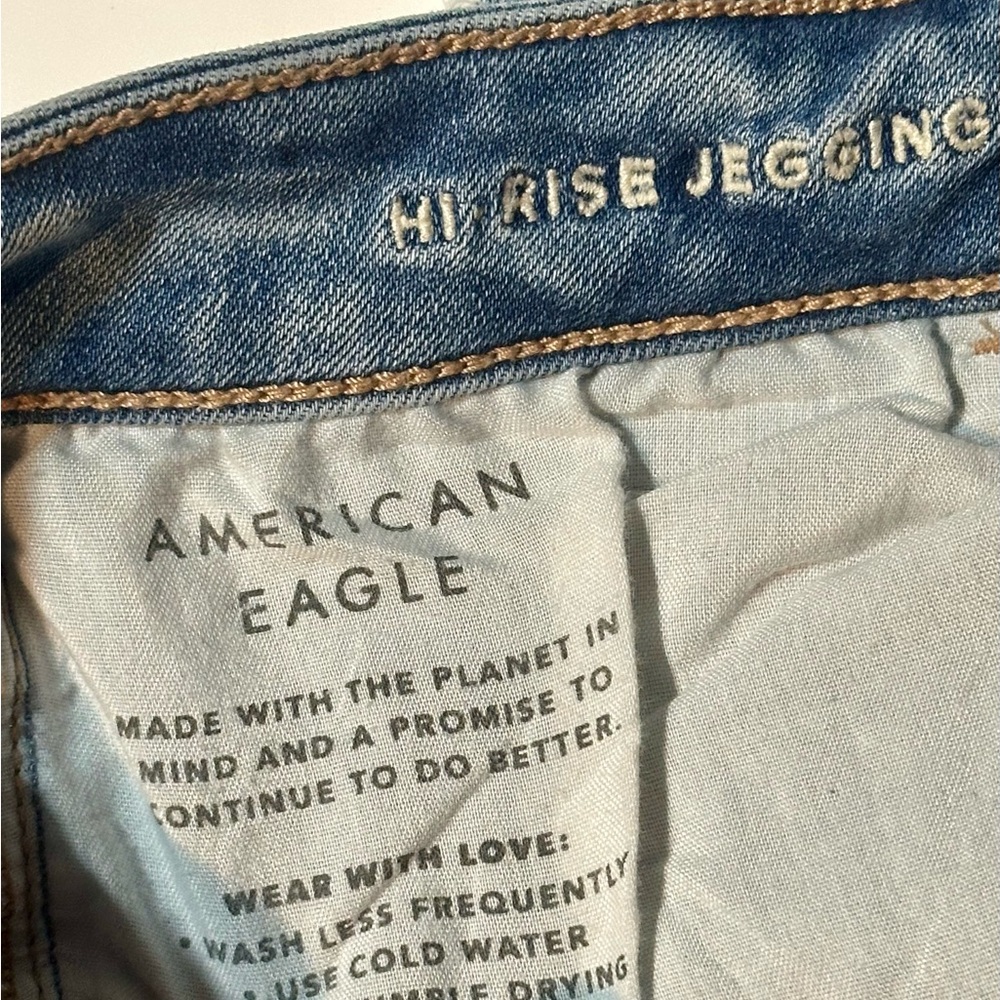 Women’s Hi Rise Jegging Light Blue Denim Jeans - Picture 13 of 13